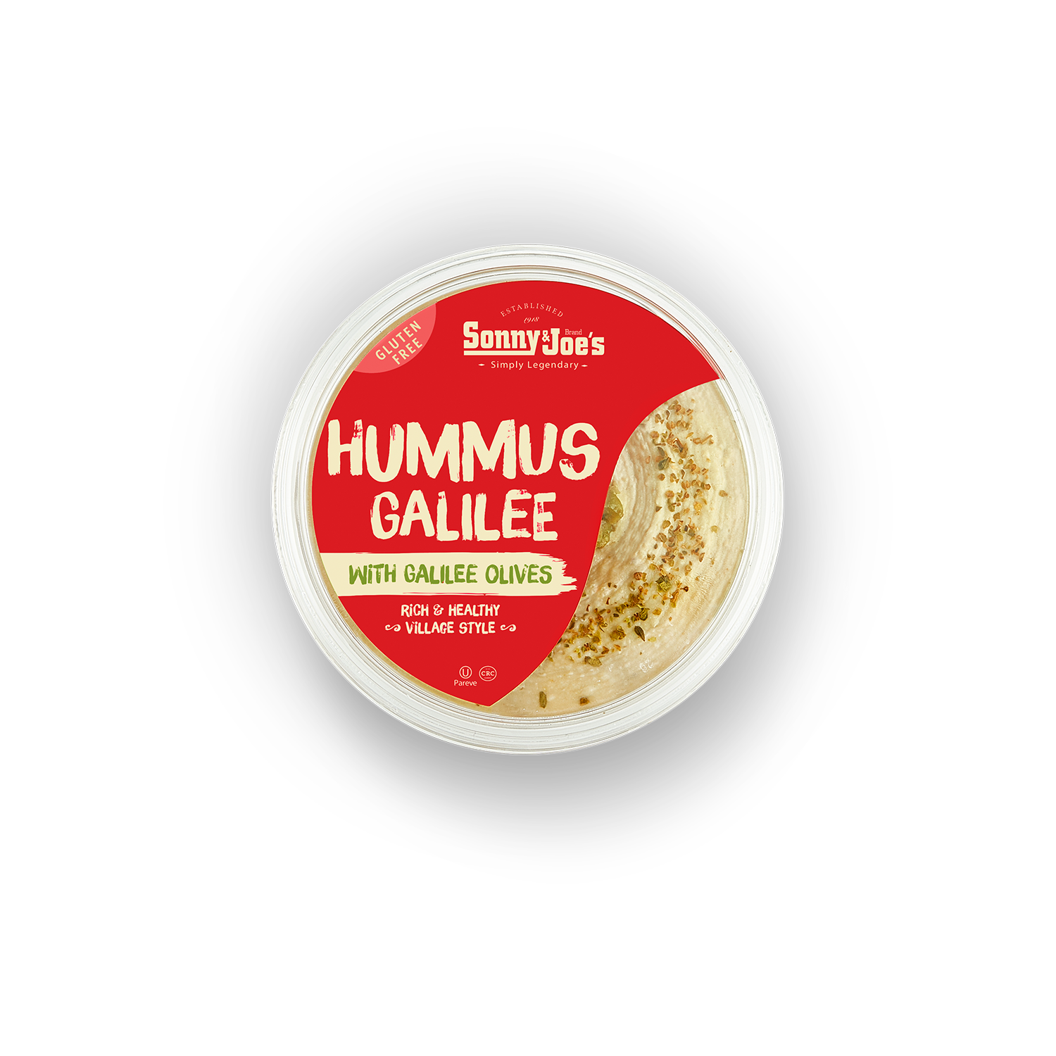 Hummus Galilee With Galilee Olives