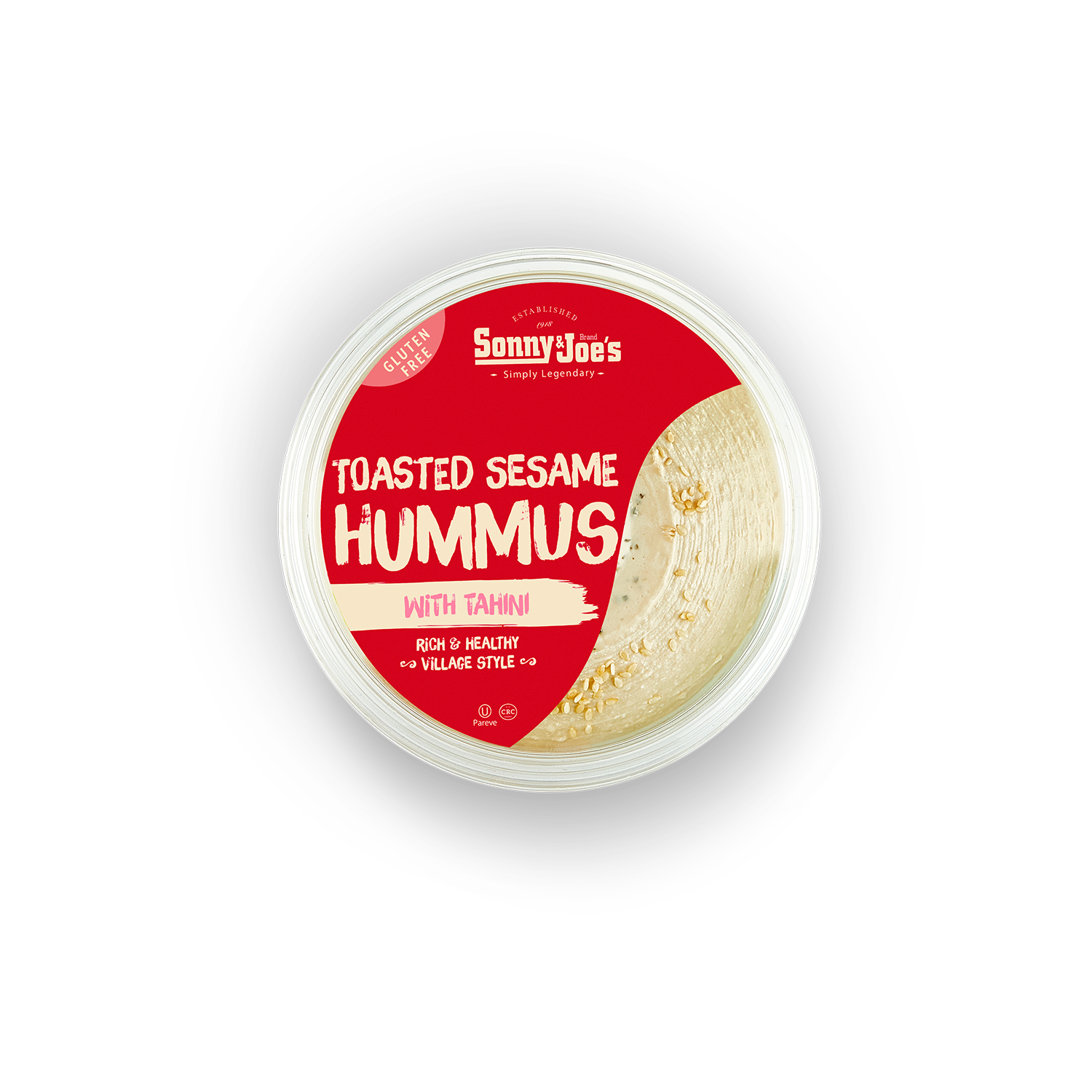Toasted Sesame Hummus With Tahini